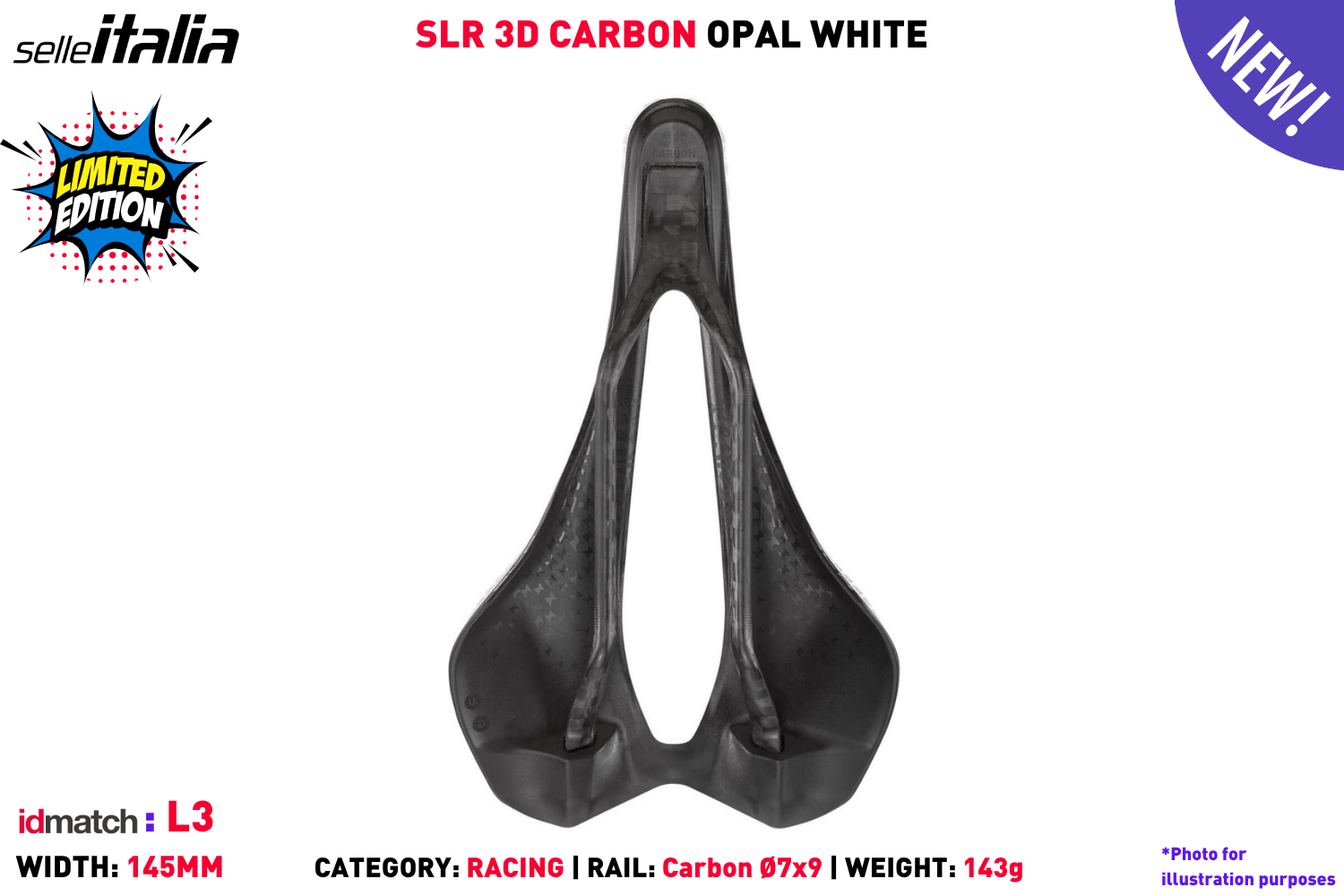 SLR 3D Carbon - L3 | Hup Leong Company | The Bicycle People